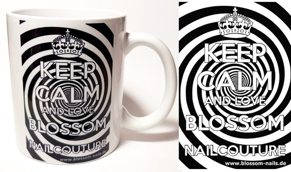 Blossom Nailcouture Fan Tasse Crazy beidseitiger Druck