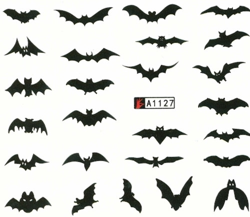 Bats All Over Tattoo Slider - hochdeckend