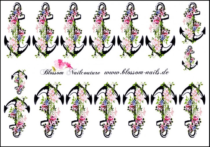 Blossom Nailcouture Wrap Anchor Flowers