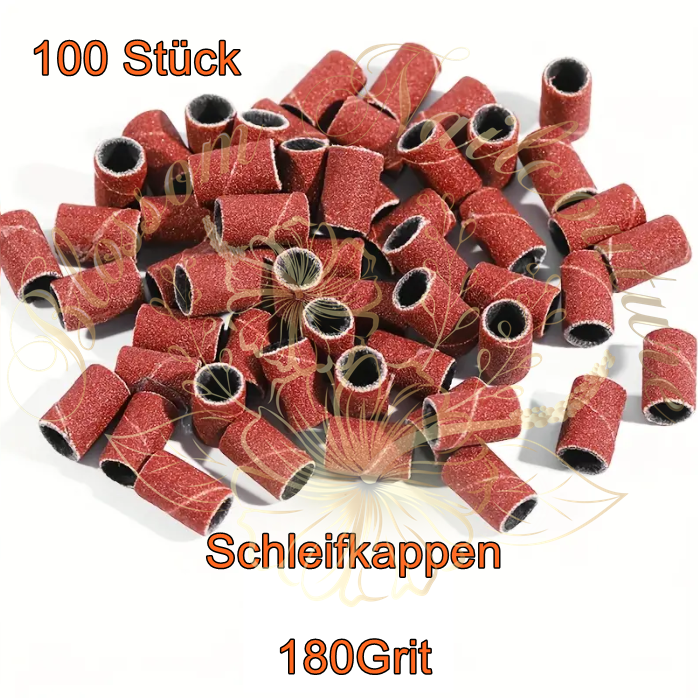 Schleifkappen Schleifband 180 Grit Körnung 100er Pack