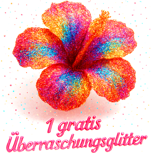 1 gratis Überraschungsglitter (ab 30 Euro Nettowarenwert) 1 gratis Überraschungsglitter (ab 30 Euro Nettowarenwert)