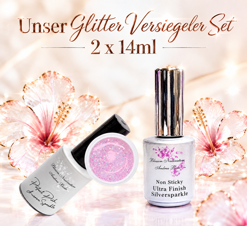 Glitter Versiegeler Set - 2 x 14ml