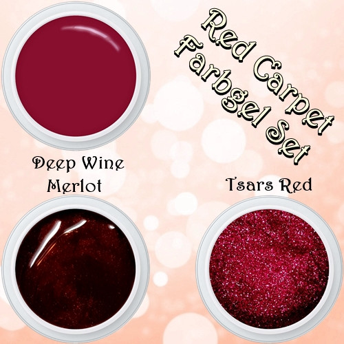 RED CARPET FARBGEL SET - 3-teilig