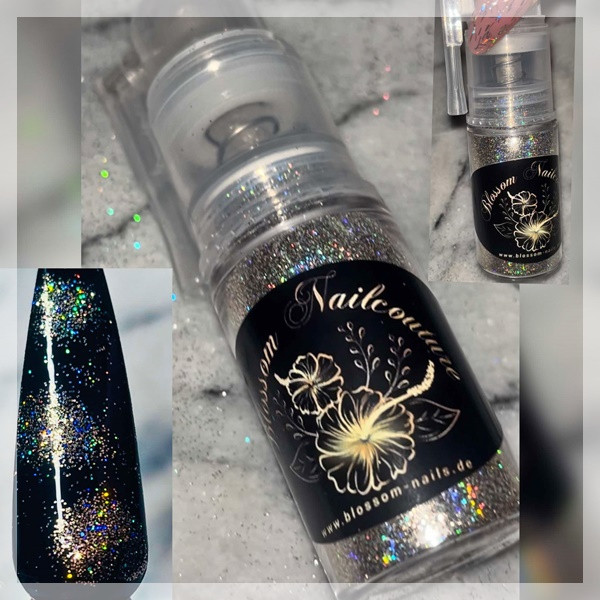 XXL Glamour Queen Glitter 01 in 14ml Trichter-Dosier-Flasche