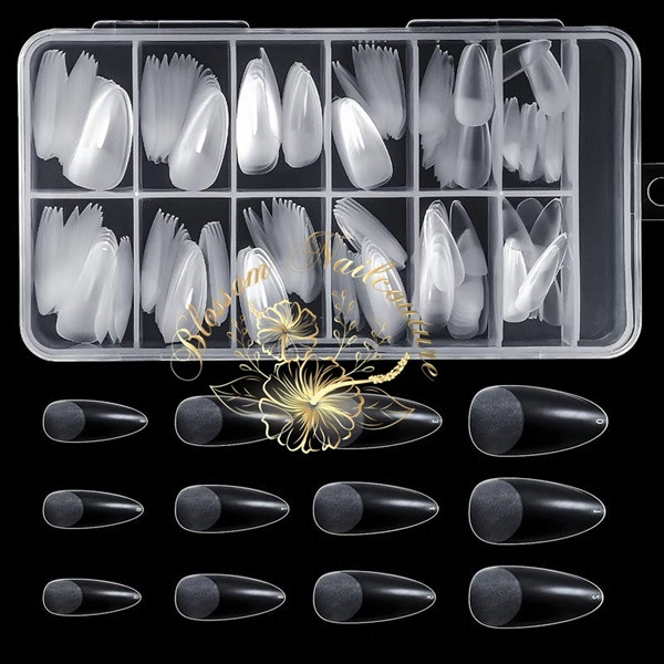 Fullsize Wonder Tips Mandel/Almond 240 Stück Clear im Tipkasten - press on