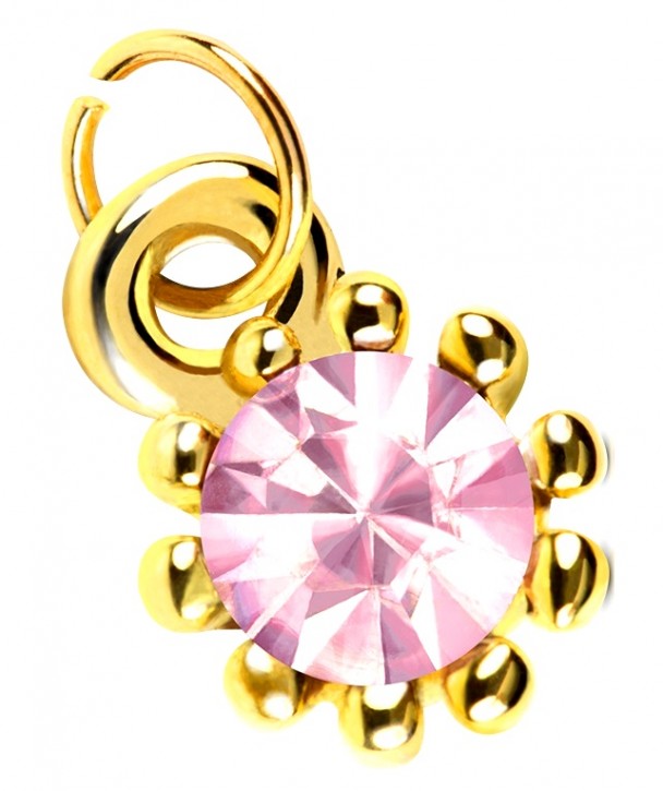 Nagel Piercing Blossom Rose