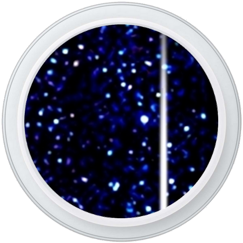 3in1 Gellack Blue Stars in Black 7,5ml Pinselflasche