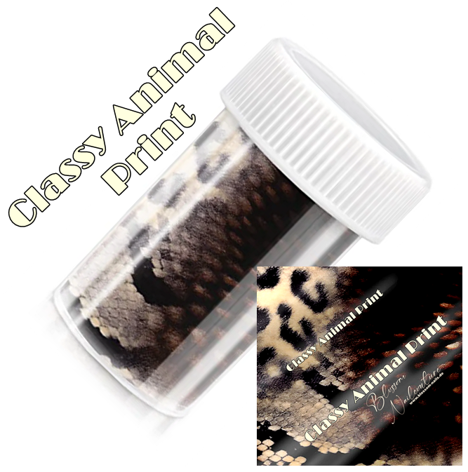 XL Transferfolie Rolle Classy Animal Print 120 x 4cm