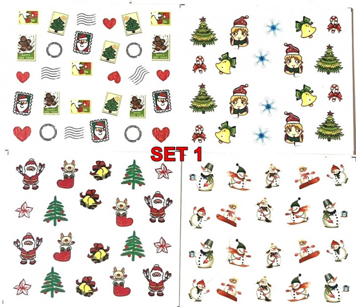 Winter & Christmas Tattoo Slider Set 1 - hochdeckend