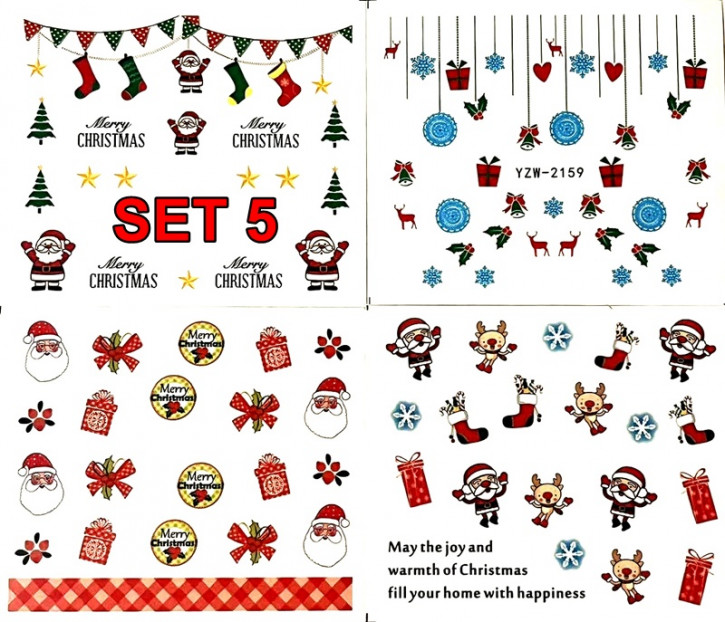 Winter & Christmas Tattoo Slider Set 5 - hochdeckend