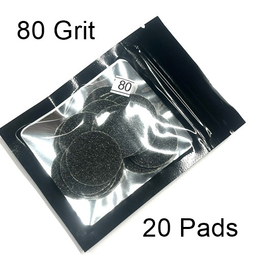 20 Schleifpads 80 Grit (geeignet für Podo Disc Bit)