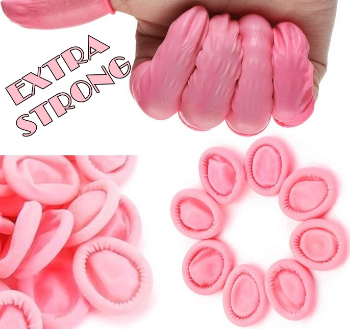 Fingerlinge Rosa - Extra Strong 10 Stück