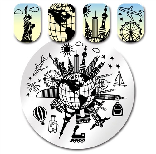 Stamping Plate Fly Around The World