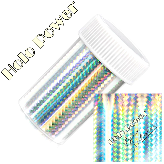 XL Transferfolie Rolle Holo Power 120 x 4cm