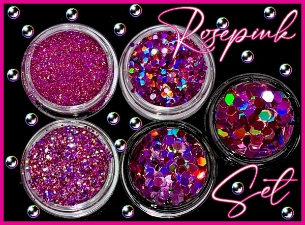 Fashionista Holo Rosepink Set (5 x 3g)