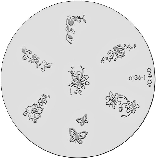 Original Konad Stamping Plate M36-1