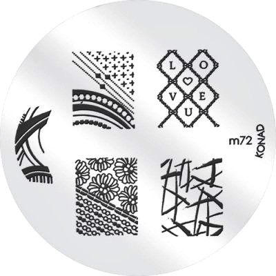 Original Konad Stamping Plate M72
