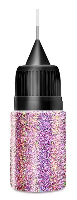 Light Purple Holo Glitterdust in Squeezer Flasche