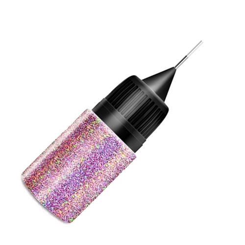 Light Purple Holo Glitterdust in Squeezer Flasche