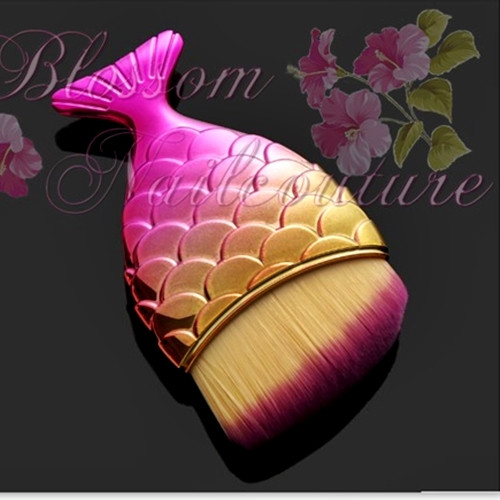 Mermaid Chrome Pink/Rosegold Staubpinsel