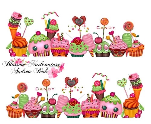 Cupcake Party Slider - hochdeckend