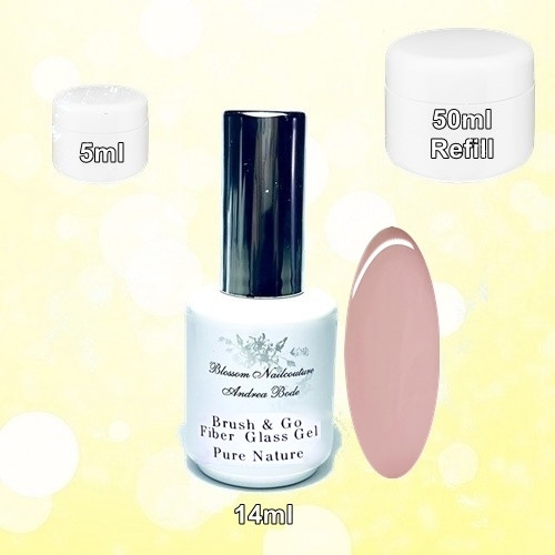 Brush & Go Fiber Glass Gel Pure Nature
