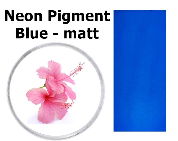 XL Größe Neon Pigment Blue - matt