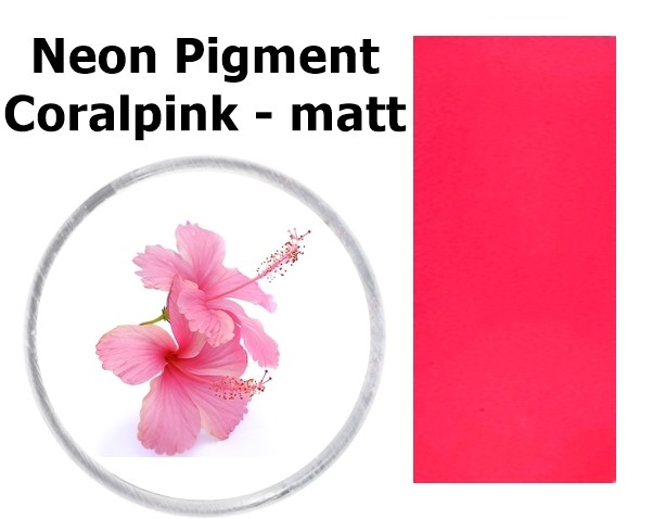 XL Neon Pigment Coralpink - matt