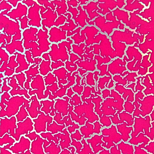 Transferfolie Pink Crackle 4 x 50cm