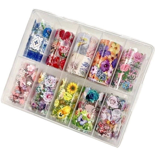 XL Transferfolien Box Romantic Summer
