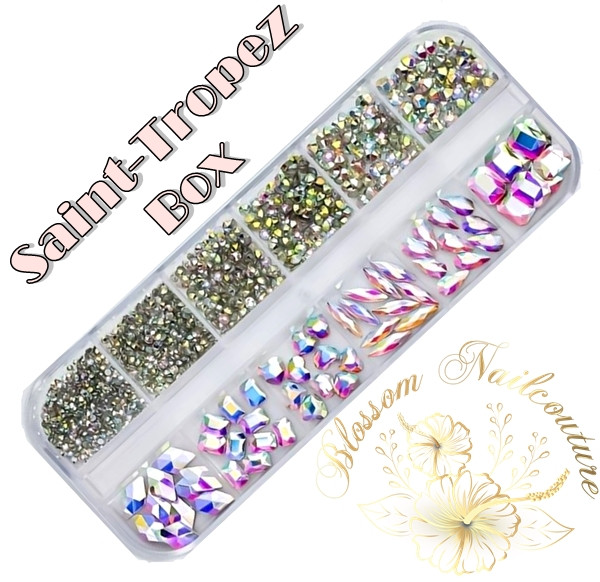 Glas Kristall Strass Box Saint-Tropez