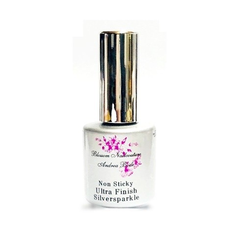 Non Sticky Ultra Finish Silversparkle 14ml (dezenter Glittereffekt)