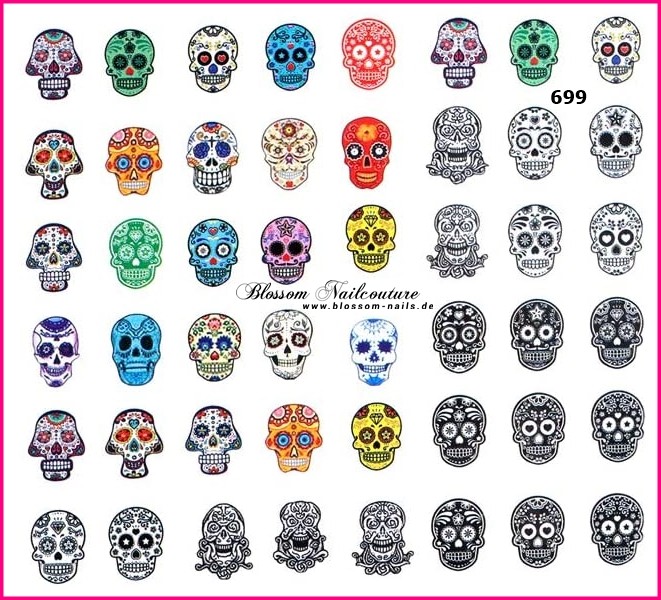 Skull Tattoo Slider 699 - hochdeckend