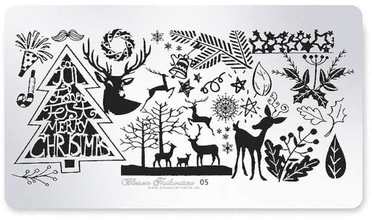 Stamping Plate Fullcover Wintertime 05