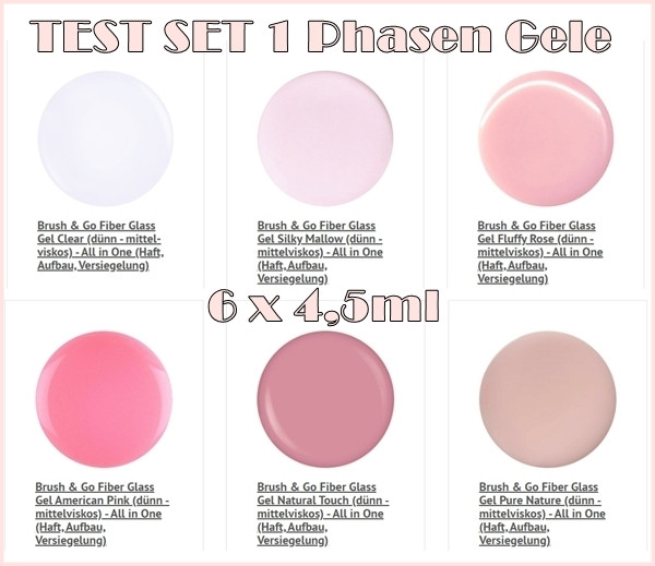 Test Set 1 Phasen Gele - 6 x 4,5ml