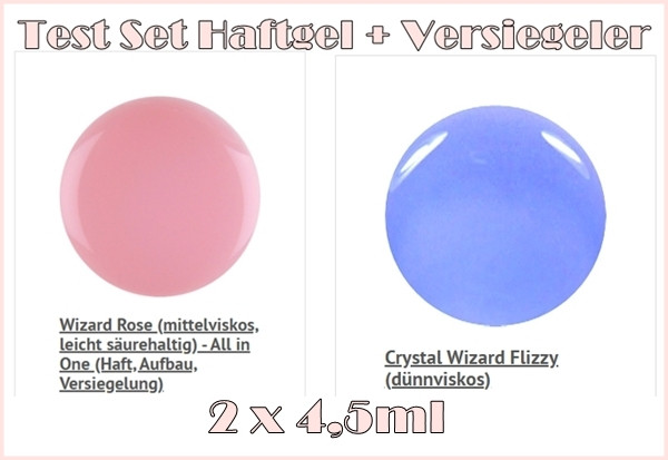 Test Set Haft- und Versiegeler Gel - 2 x 4,5ml