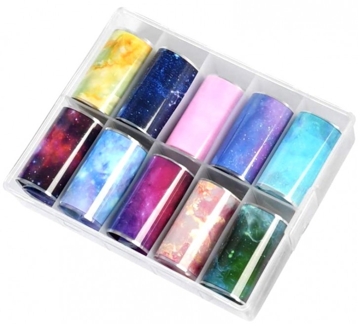 XL Transferfolien Box Universe Marmor