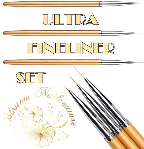 Ultra Fineliner Set 3tlg - frosted Gold
