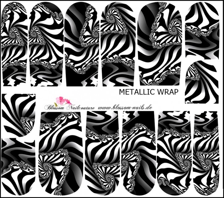 Blossom Nailcouture METALLIC Wrap Virtual Disaster