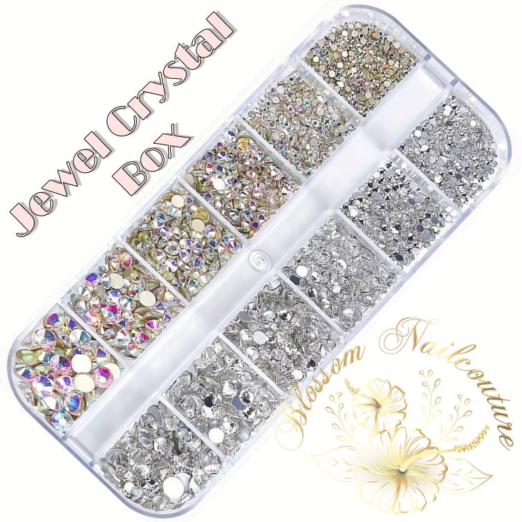 Glas Kristall Strass Jewel Crystal Box-STJECBO