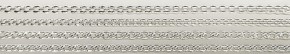 Luxus Chrome Stripe Sticker 213 Silber