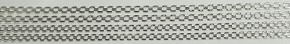 Luxus Chrome Stripe Sticker 219 Silber