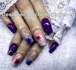 Paint & Art Gel Plum Blue Tube 5ml.