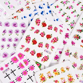 XXXL Blossom Mega Tattoo Slider Set 55 Stück hochdeckend