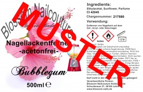 Nagellackentferner - acetonfrei - Bubblegum 500ml