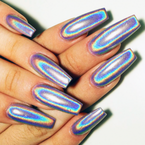 Silver Holo Glitterdust in Squeezer Flasche