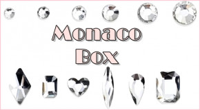 Glas Kristall Strass Box Monaco