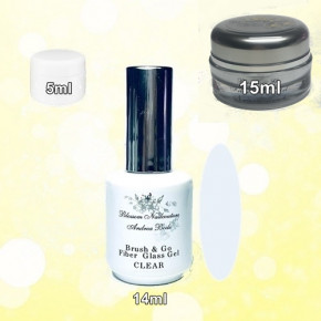 Brush & Go Fiber Glass Gel Clear 5ml Tiegel
