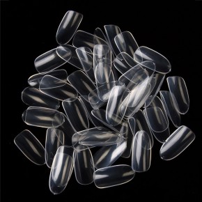 Fullsize Wonder Tips Oval 500 Stück Clear im Tipkasten - press on