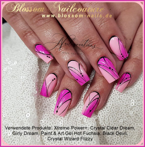 Paint & Art Gel Hot Fuchsia Tube 5ml